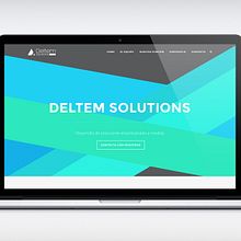 WEB DESIGN FOR DELTEM SOLUTIONS. Web Design project by Isabel Saez Perez - 12.13.2014