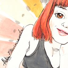AbbyExperiments. Traditional illustration project by Abigueil Ledesma - 05.31.2017