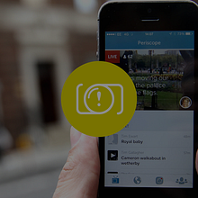 The A Button by Periscope. Een project van  Art direction y  Reclame van José Núñez - 05.04.2016