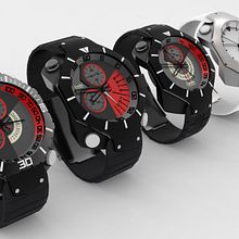Relojes Cartec. 3D, Design, Accessor, Design & Industrial Design project by Noelia Muñoz - 05.24.2016