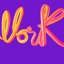 Lettering 3D. 3D, Animation, and Calligraph project by Noelia Muñoz - 05.24.2016