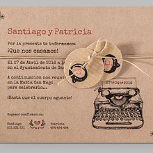 Diseño de invitaciones de boda.. Un projet de Design  , et Design graphique de Júlia Hita - 24.05.2016