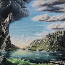 Imaginary Landscapes. Fine Arts, Traditional illustration, and Painting project by Manuel Prados Ledantes - 06.29.2016