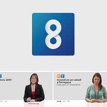 Propuesta de imagen de canal de TV. Un progetto di Br, ing, Br, identit, Graphic design e Tipografia di Enric Jardí - 25.05.2016
