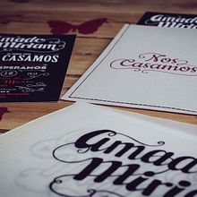 Diseño Invitaciones de Boda Miriam & Amado. Graphic Design, T, and pograph project by Sara Palacino Suelves - 05.26.2016