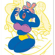 Pavas en Bragas pinUp. Traditional illustration project by clara soriano - 05.26.2016