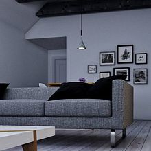 The Black House. Un proyecto de 3D, Arquitectura, Diseño de interiores, Arquitectura interior y Diseño de Judith González - 26.05.2016
