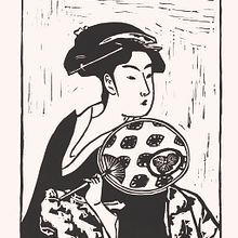 Geisha, Linograbado.. Un progetto di Artigianato e Illustrazione tradizionale di Antonio Linares - 26.05.2016