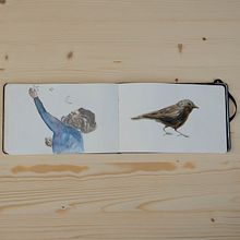 ilustraciones en acuarela . Ilustração tradicional projeto de juan_carlos_cama_o_ - 28.05.2016