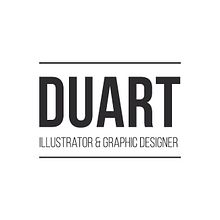 Logotipo personal_ DUART. Br, ing, Identit, Graphic Design, T, and pograph project by Raquel Duart - 05.29.2016