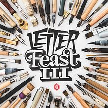 Letter Feast #3. Un projet de Calligraphie, Design graphique, T , et pographie de Joan Quirós - 29.05.2016