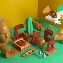 Mi Proyecto del curso: Dirección de Arte con Cinema 4D. Un progetto di 3D di casko-1 - 29.05.2016