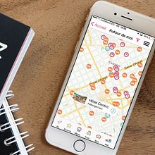 App - Les Bons Plans de Barcelone. Un proyecto de Programación de minnim Comunicación Online S.L. - 17.12.2015