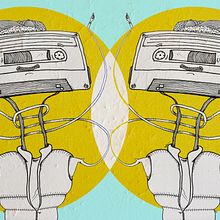 Cassette. Un proyecto de Diseño de personajes e Ilustración tradicional de Molly Yllom - 27.08.2013