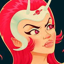 Pink Coffee Shake. Un proyecto de Ilustración tradicional de Rafahu - 31.05.2016