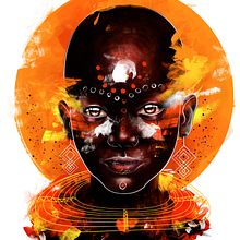 GUERRERO MASAI . Traditional illustration project by William Ibañez Ararat - 05.31.2016