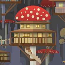 Hidden Village. Un proyecto de Ilustración tradicional de Sergio Abenia Salvador - 01.06.2016
