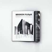 Broken Floor | Infografía. Ejercicio libre de creatividad. Design editorial, Design gráfico e Infografia projeto de Aníbal Carbonero - 01.06.2016