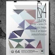 Carteles festival de cine de San Sebastian.. Un progetto di Graphic design di miguel minguez gil - 02.06.2016