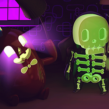 Discovery Kids Halloween/Día de Muertos. 3D, Animation, Art Direction, Design, To, and Design project by MEMOMA Estudio - 11.06.2015