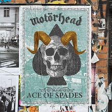 Ace of Spades - Motörhead - Curso: Cartelismo ilustrado. Un progetto di Illustrazione tradizionale di Javier Piñol - 02.06.2016
