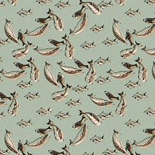 Nadando-Pattern. Graphic Design project by Maria Pagola Domec - 06.02.2016
