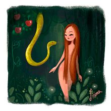 Evita. Character Design, Traditional illustration, and Painting project by Lorena Loguén - 06.01.2016