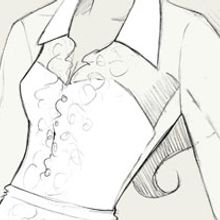 Bocetos de novia / PRONOVIAS. Un proyecto de Ilustración tradicional de Silvia Sanmiquel - 05.11.2013