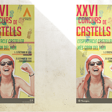 Proposta per la imatge gràfica del Concurs de Castells de Tarragona 2016 . Un projet de Design  de Carla Elias Torras - 06.06.2016