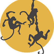 Logotipo Eclipse of Monkeys. Graphic Design project by M Carmen Bazán Romero - 06.07.2016