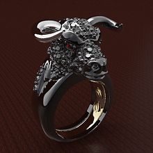 Sortija Toro Ein Projekt aus dem Bereich Schmuckdesign von Diego Aramburu - 09.06.2016