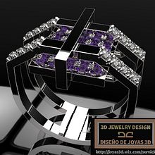 sortija cuadro Ein Projekt aus dem Bereich Schmuckdesign von Diego Aramburu - 09.06.2016