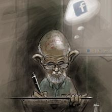 Ramón Teja, Teacher & Friend  Ein Projekt aus dem Bereich Bildende Künste, Design, Beleuchtungsdesign, Design von Figuren, Traditionelle Illustration und Malerei von BORCH - 09.06.2016