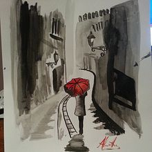 Tinta india. Fine Arts, and Painting project by Alvaro Alonso Pardal - 06.09.2016