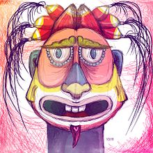 Crazy colours!. Character Design, and Traditional illustration project by Yolanda Pérez Sánchez - 06.10.2016