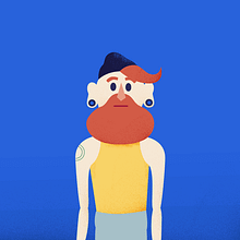 Personaje Hip (7 egos). Un proyecto de Animación e Ilustración tradicional de Mar Oliver - 30.03.2017
