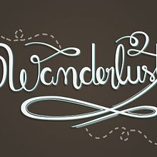 Los secretos dorados del lettering - Wanderlust Ein Projekt aus dem Bereich Kalligrafie, Design, Grafikdesign, T und pografie von Lorena Penknives - 12.06.2016
