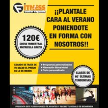Flyer Fitness Center Vaguada. Design, Graphic Design, and Advertising project by Ester Arráez Medina - 04.10.2016