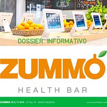 ZUMMO HEALTH BAR - Dossier informativo Ein Projekt aus dem Bereich Br, ing und Identität, Grafikdesign und Marketing von María Jesús Montilla González - 13.06.2016