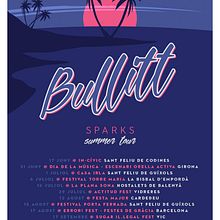 Cartel BULLITT SUMMER TOUR 2016. Graphic Design, and Traditional illustration project by Xavier Calvet Sabala - 06.14.2016