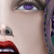 Hidrea ( Atlantis ). Animation, Fine Arts, Character Design, Traditional illustration, and Painting project by Agatha - 06.15.2016