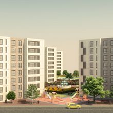 Torre Sydney XL 2.8 (Vivienda de 3 dormitorios). 3D, Architecture & Infographics project by Moises Calderon Basto - 06.15.2016