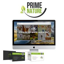 Prime Nature. Diseño imagen corporativa y web. Art Direction project by Omar Benyakhlef Domínguez - 03.15.2016