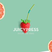 JUICYPRESS Juicery bar & more. Un proyecto de Br, ing e Identidad, Dirección de arte, Diseño, Diseño de producto, Diseño gráfico y Fotografía de PV STUDIO - 15.06.2016