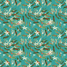 PATTERN Coffe plant. Graphic Design, and Painting project by Arantxa Soto Lara - 06.17.2016