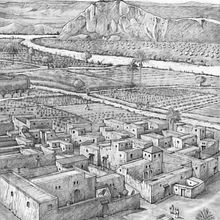 Fase islámica. Lorca. Murcia. Siglo X-XIII d.C. Un proyecto de Ilustración tradicional de pablo pineda - 18.06.2016