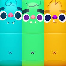 Monstruos . 3D, Character Design, and Traditional illustration project by Adriana Camargo Niño - 06.20.2016