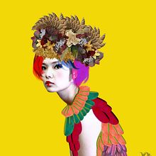 Tierra, mar y aire. Exposición Hemisferio I logico. Colectivo VesArte21. Un proyecto de Bellas Artes, Collage, Diseño, Diseño gráfico, Fotografía e Ilustración tradicional de Nuria González Fernández - 20.06.2016