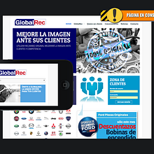 WEB PARA PEDIDOS RECAMBIO DE PIEZAS. Een project van  Webdevelopment y Webdesign van Patricia Sanz Ramos - 21.06.2016