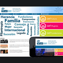 PROYECTO WEB ASOCIACIÓN DE EMPRESAS FAMILIARES. Een project van  Webdevelopment y Webdesign van Patricia Sanz Ramos - 21.06.2016